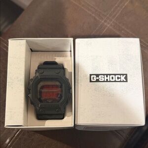 G-Shock Black and Red life see Digital Smartwatch